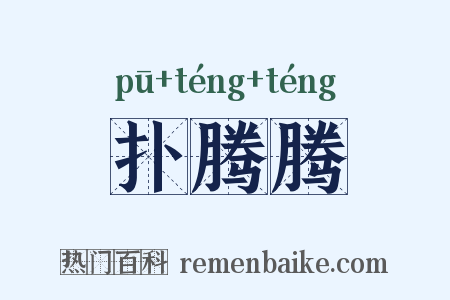 扑腾腾是什么意思的图片
